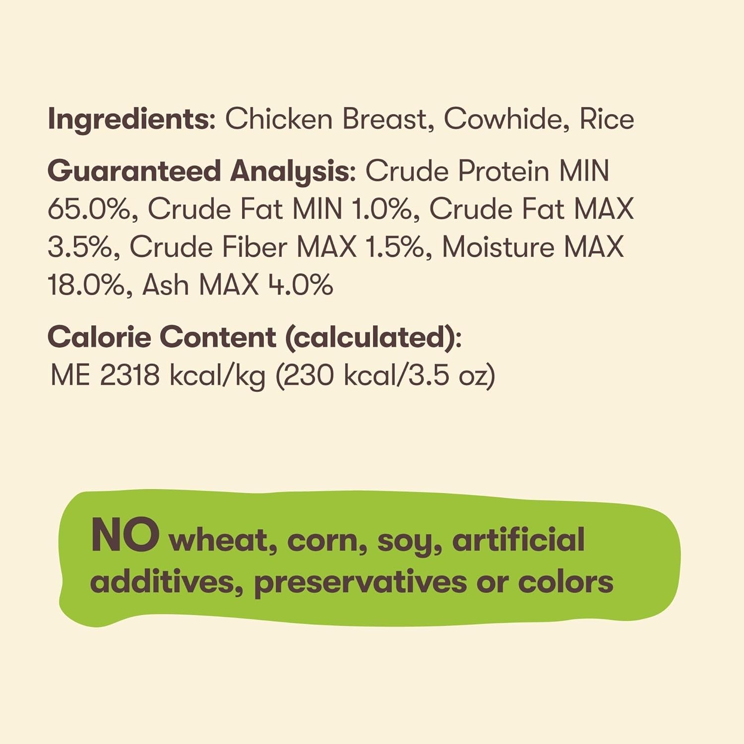 Chik 'N Rice Dumbbells - All Natural Dog Treats, Chicken, 32 Oz