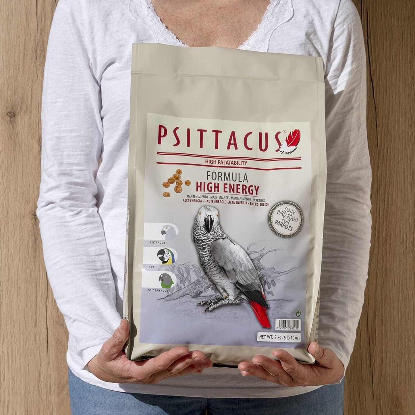 High Energy 6.6 Lb | Complete Pellet Diet for African Greys, Macaws and Other African Parrots | Premium Food for Birds, 100% No-Gmo