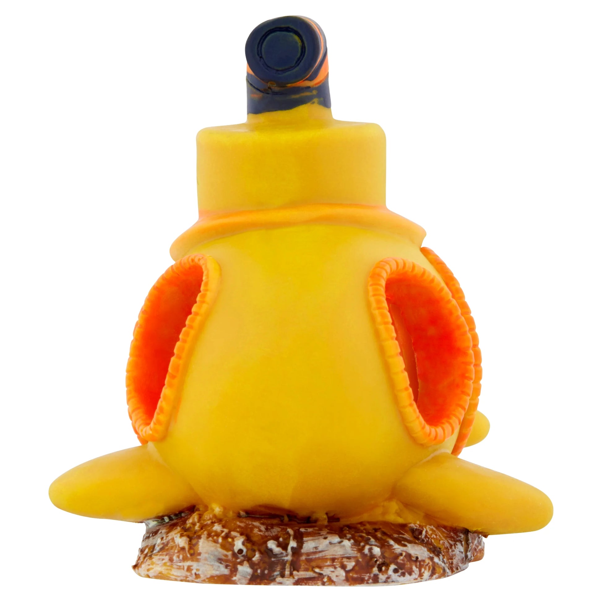 Yellow Submarine Glow in the Dark Polyresin Aquarium Ornament