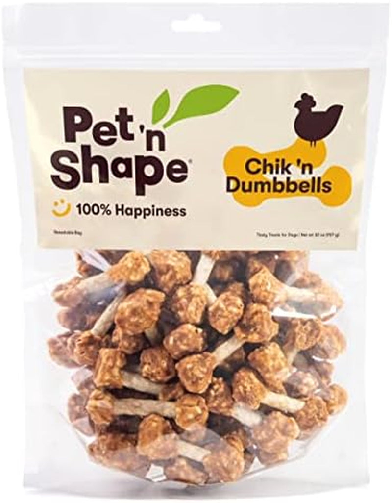 Chik 'N Rice Dumbbells - All Natural Dog Treats, Chicken, 32 Oz