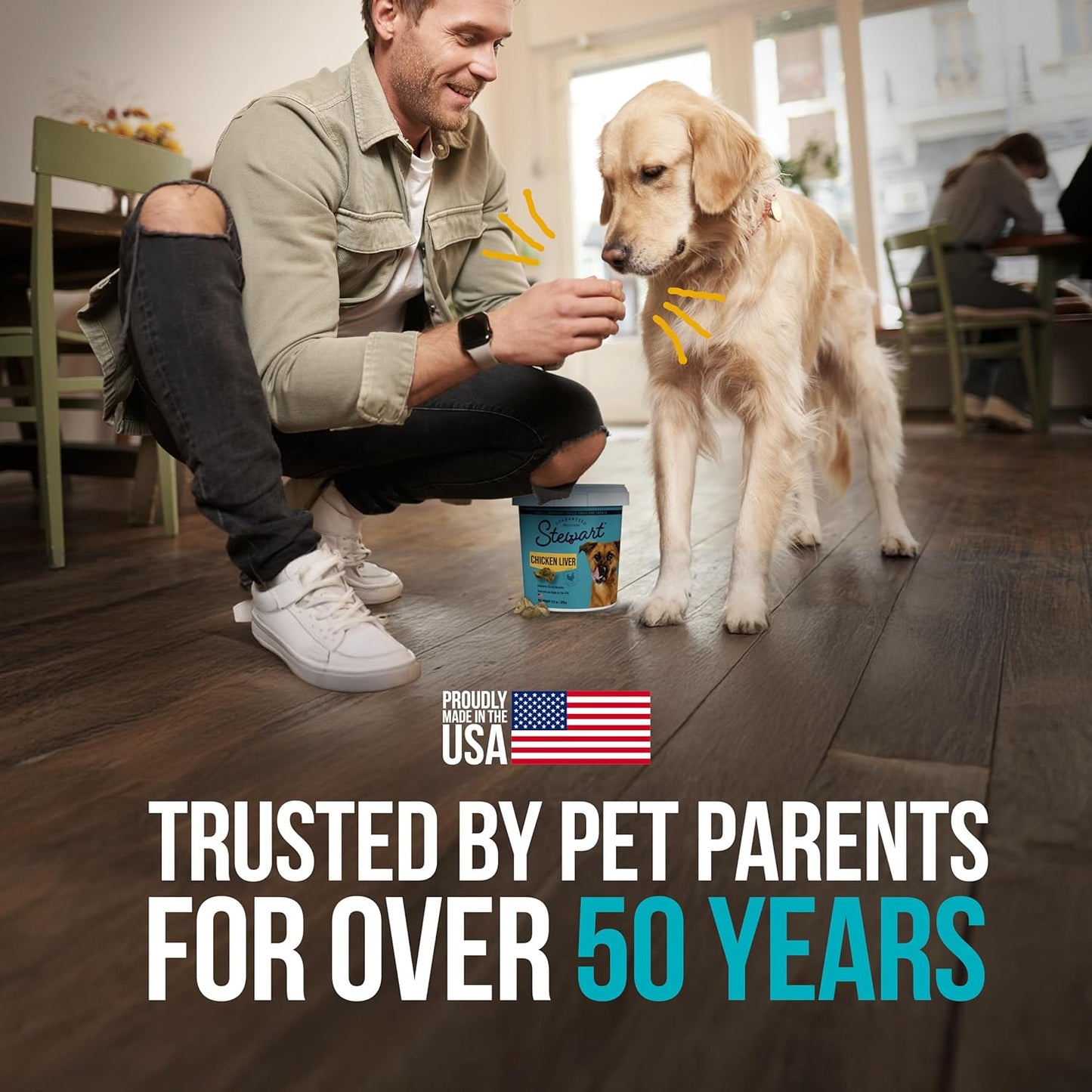 Single Ingredient Freeze Dried Raw Dog Treats, Chicken Liver, 1.5 Ounce, Approx. 25 Pieces per Resealable Tub, Training Treats or Meal Topper, High Protein, Grain Free, Gluten Free