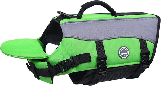 Front Float Dog Life Vest, Dog Life Jacket for Swimming & Boating, Swimming Vest with Chin Float & Handle, Ripstop & Buoyancy for Puppy Doggy, S, Pink