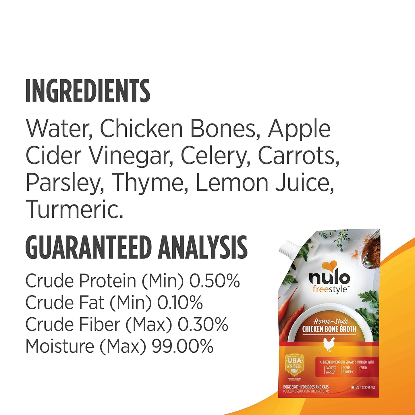 Freestyle Bone Broth, Premium Food Topper for Cats and Dogs, with Collagen and Chondroitin Sulfate to Help Boost the Quality of Your Pet’S Coat and Skin, 20 Fl Oz (Pack of 3)