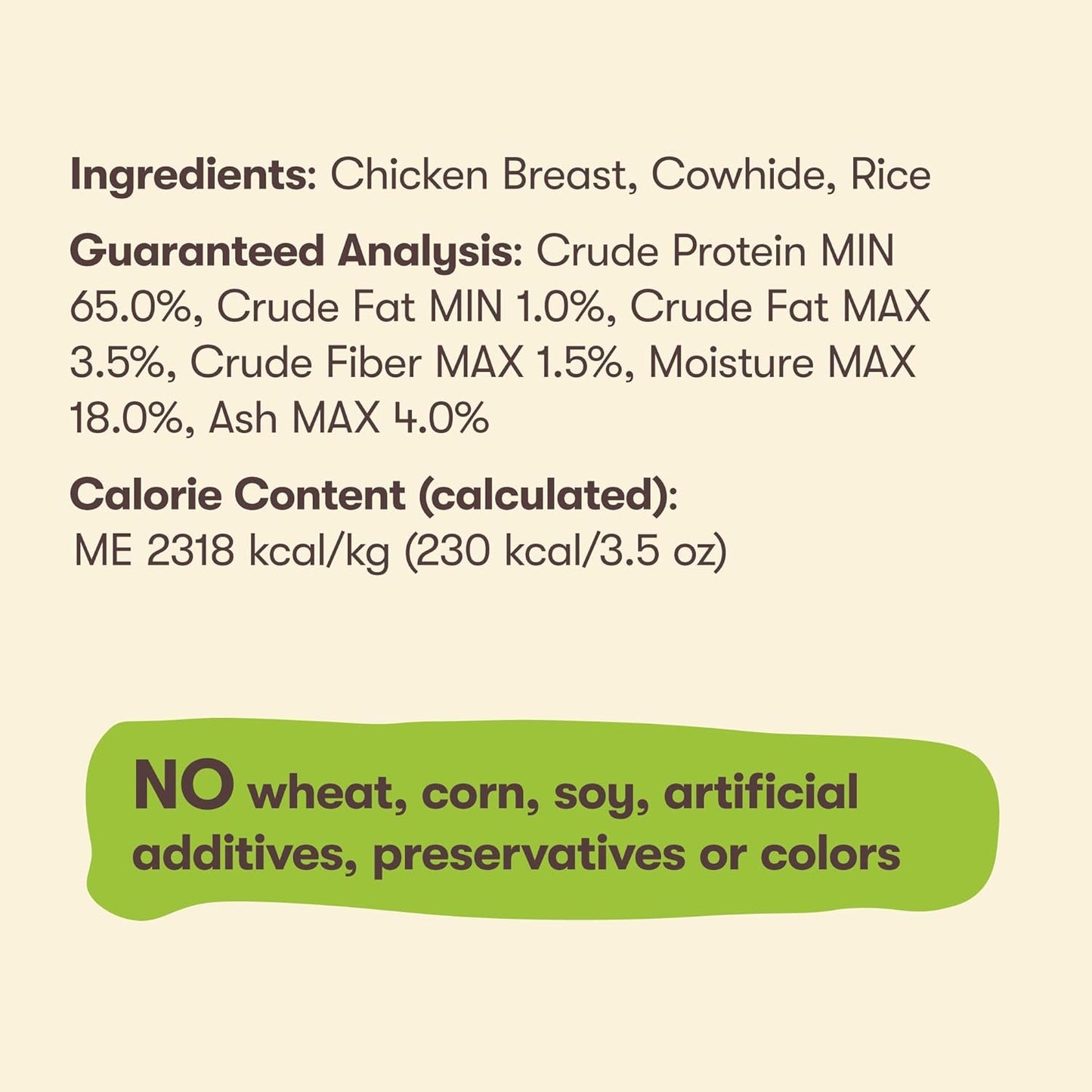 Chik 'N Rice Dumbbells - All Natural Dog Treats, Chicken, 32 Oz