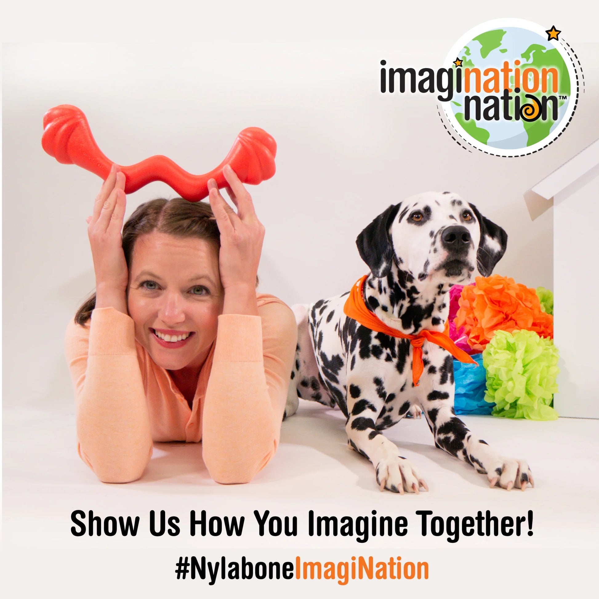 Eggi Interactive Dog Toy, Lightweight Bouncy Treat Toy, Creative Play & Exercise