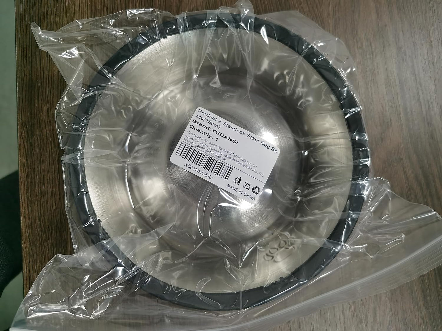 2 Stainless Steel Dog Bowls, Dog Feeding Bowls for Large Dogs, Anti-Turnover Pet Dish with Rubber Base, Medium and Large Pet Feeder Food Water Plate (Xl-51Oz)