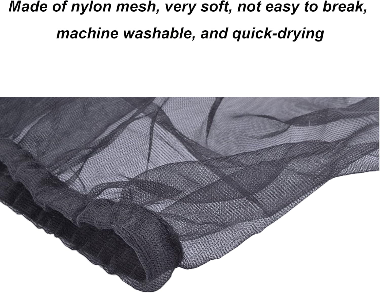 Bird Cage Seed Catcher, Airy Gauze Seeds Bird Cage Cover Guard Dust-Proof Universal Birdcage Accessories Parrot Bird Nylon Mesh Net Cover Stretchy Shell Skirt Traps Cage Basket (XL, Black)