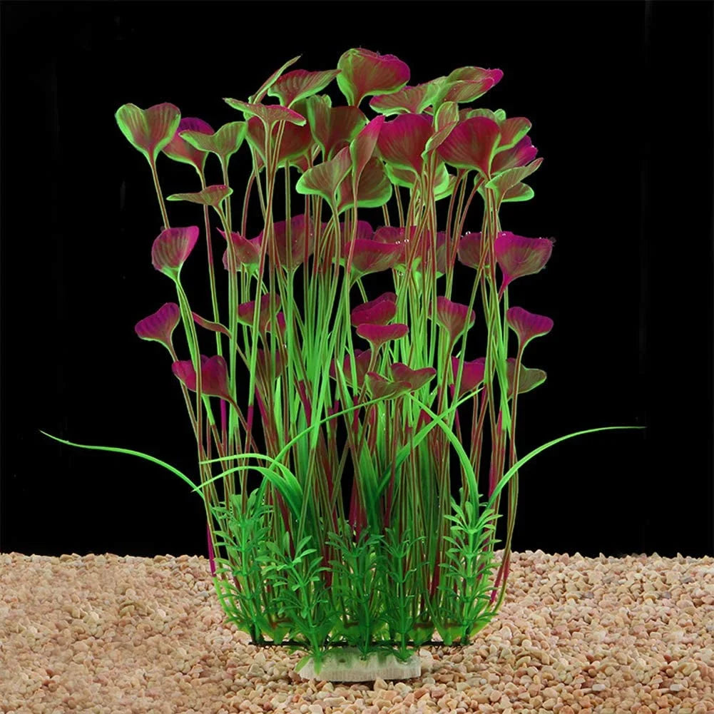 Large Aquarium Plants Artificial Plastic Fish Tank Plants Decoration Ornament for All Fish