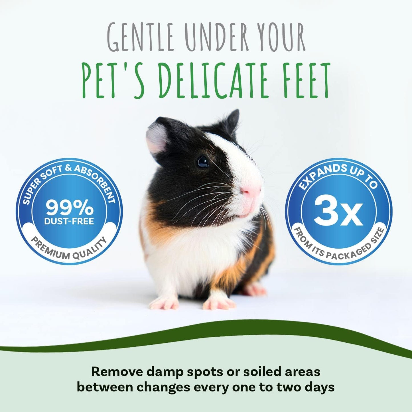 Brown Natural Paper Bedding, Soft Animal Bedding with Odor Control for Guinea Pig, Rabbit, Hamster, or Bunny, Cage Accessories, Made in the USA, 178L (2 Pack)